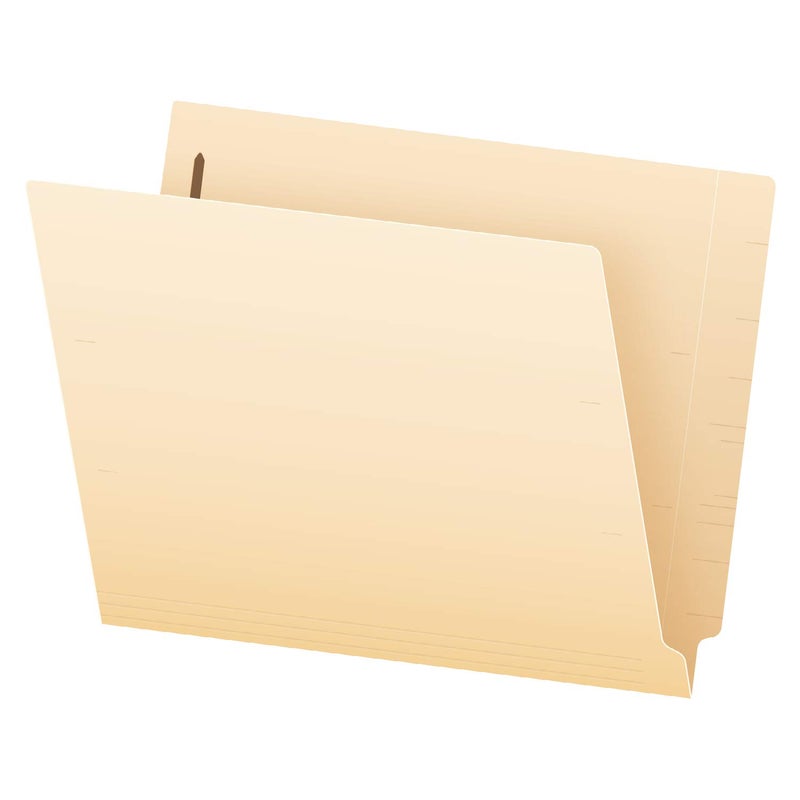 بندافليكس Pendaflex Manila End-Tab Fastener Folders، مقاس Letter، 2 مثبتات، مانيلا، قصة مستقيمة، 50/BX (H10U13) - Image 1